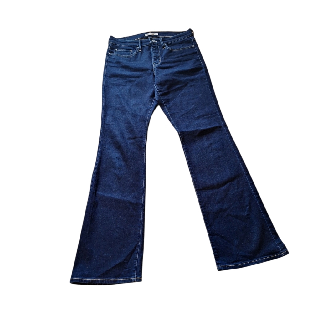 Levi's Jeans: Dark Blue Flare Women Size 30